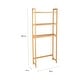 preview thumbnail 5 of 4, Organize It All Over the Toilet Bamboo Space Saver Shelf - 28x10x66.5