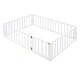 preview thumbnail 15 of 89, Kids Bed Wood Daybed Frame with Fence,Twin/ Full/Queen,White/Gray/Walnut/Natural