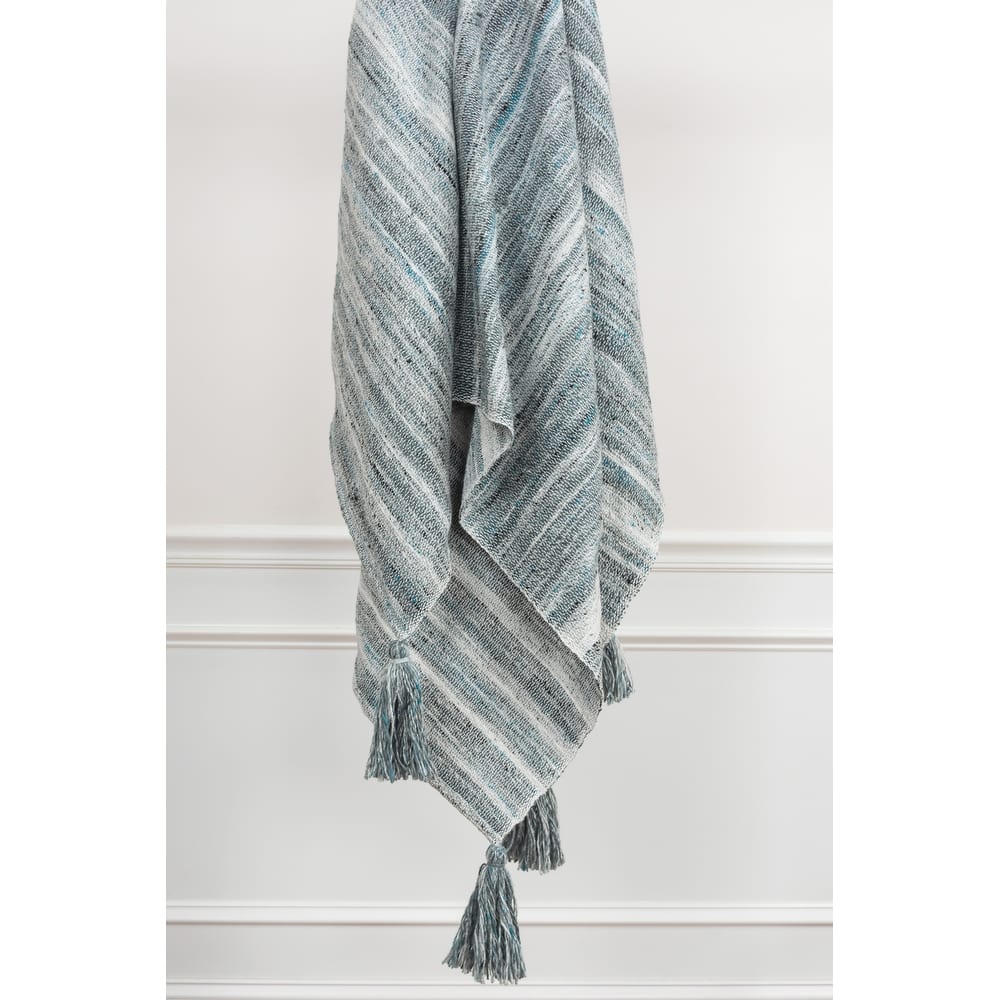 Rizzy Home Striped Throw Blanket