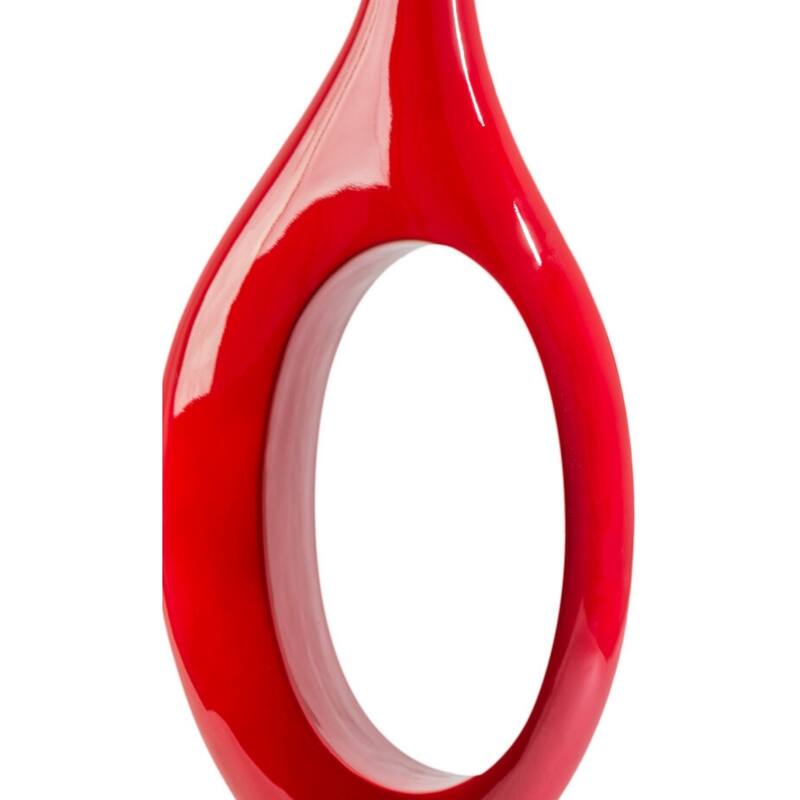 Trombone Modern Handmade Resin Vase