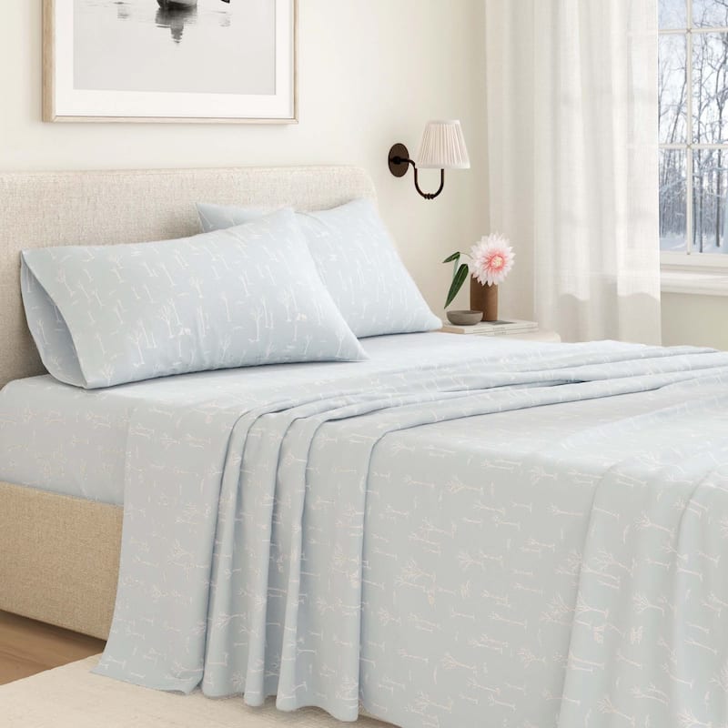 Linery & Co. Ultra-Soft Turkish Cotton Flannel Lodge Print Sheet Set