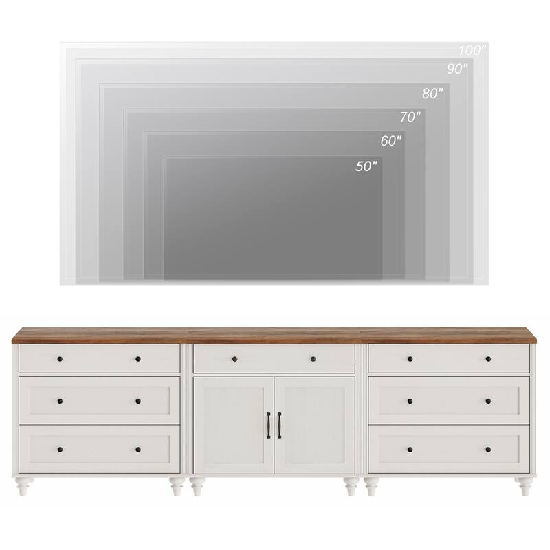 Sideboard Buffet Cabinets with Doors and Drawer