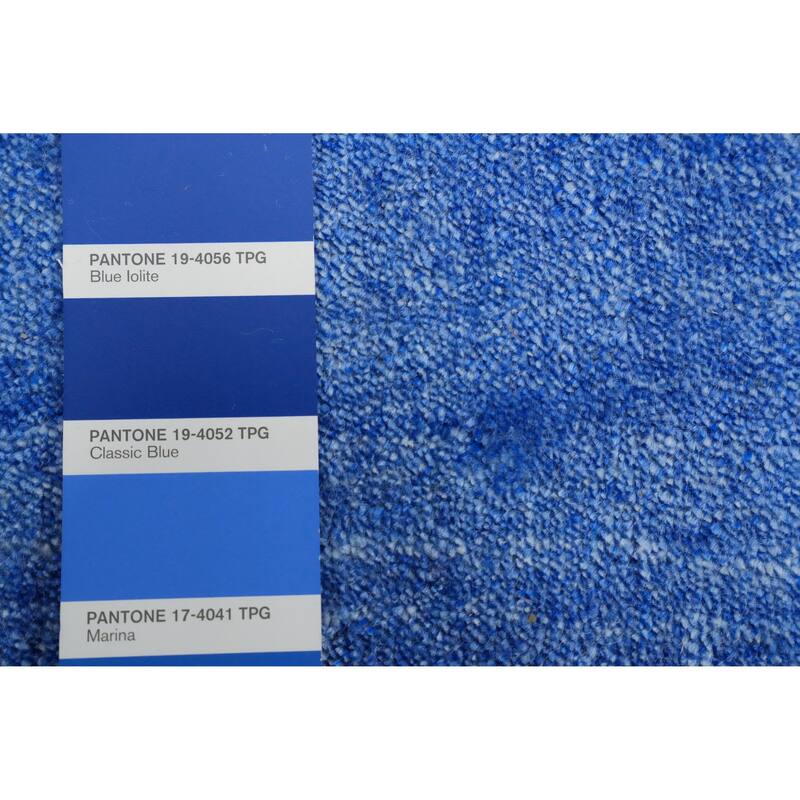 Hand Knotted Oriental 100% Wool Carpet Tribal Animal Pictorial Navy Blue & Blues Gabbeh Area Rug - 8' 10'' X 9' 4''