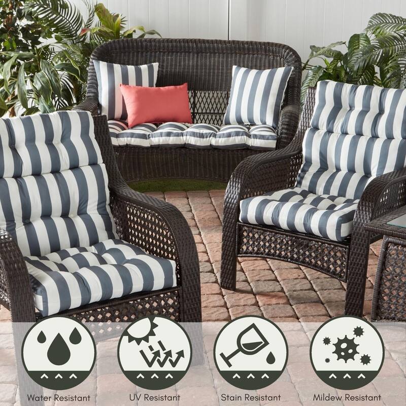 Outdoor 17-inch Square Polyester Accent Pillow (Set of 2)