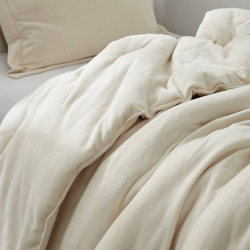 Inside Out Hoodie Sleep - Coma Inducer® Oversized Comforter Set - Creamy Taupe