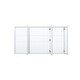 preview thumbnail 31 of 53, 56''/64''W X 30''H Recessed Or Surface Wall Mount Bathroom Medicine Cabinet With Adjustable Glass Shelves