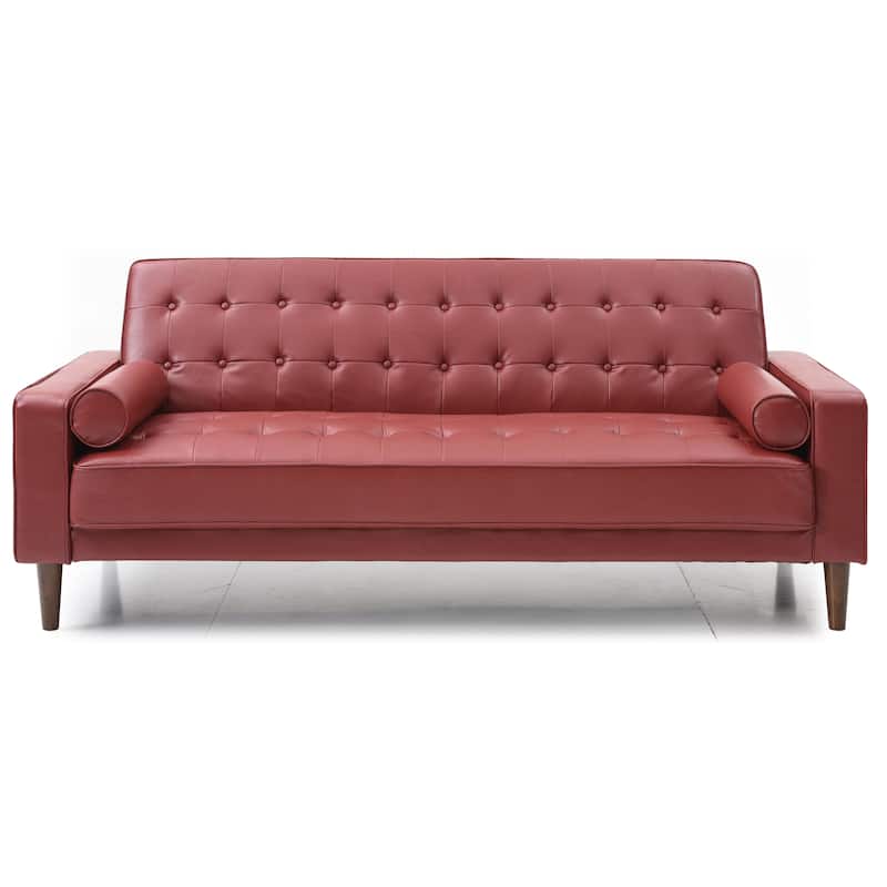 Andrews Faux Leather Sofa Bed
