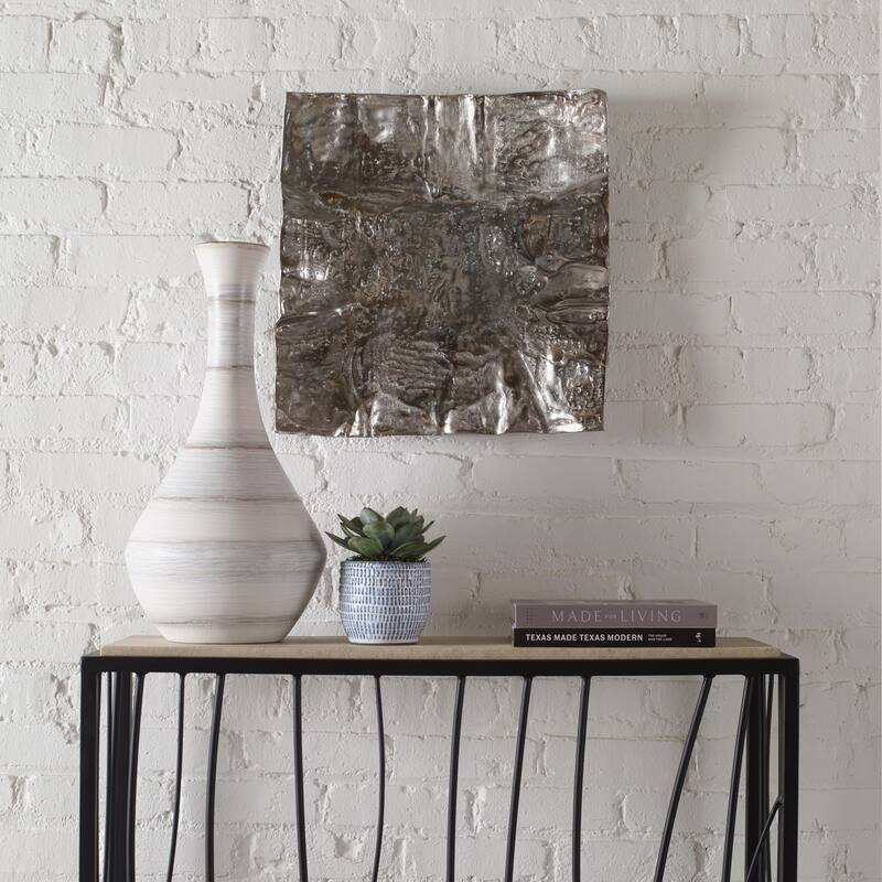 Uttermost Archive Nickel Wall Decor - 19 x 19 x 4