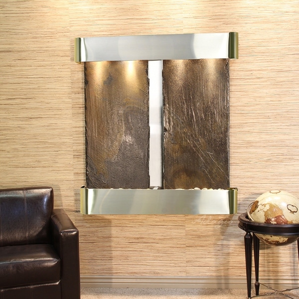 Aspen Falls Fountain - Stainless Steel - Rounded Edges - Choose Options