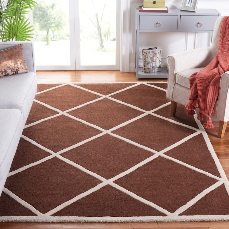 SAFAVIEH Handmade Cambridge Vija Modern Moroccan Wool Rug
