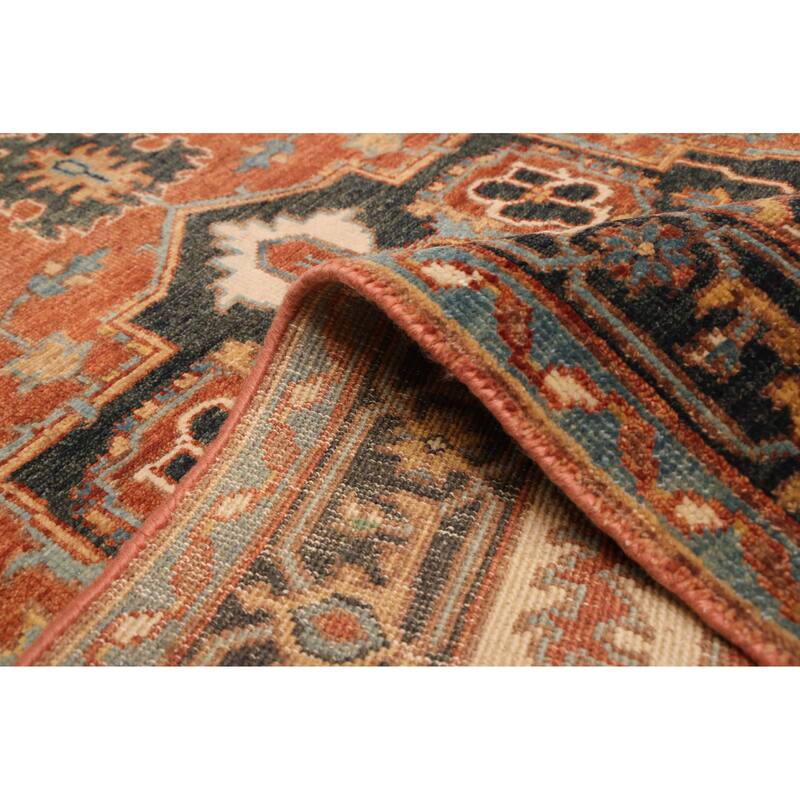 ECARPETGALLERY Hand-knotted Jules Sultane Dark Copper Wool Rug - 3'11 x 6'1