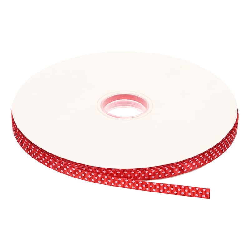 Grosgrain Ribbons with Dots Ribbon Bow Decoration