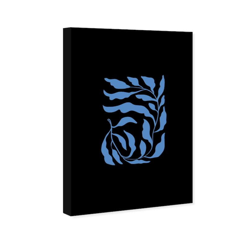 Wynwood Studio Canvas Floral and Botanical Pretty Leaves Brown and Modern & Contemporary Wall Art Canvas Print