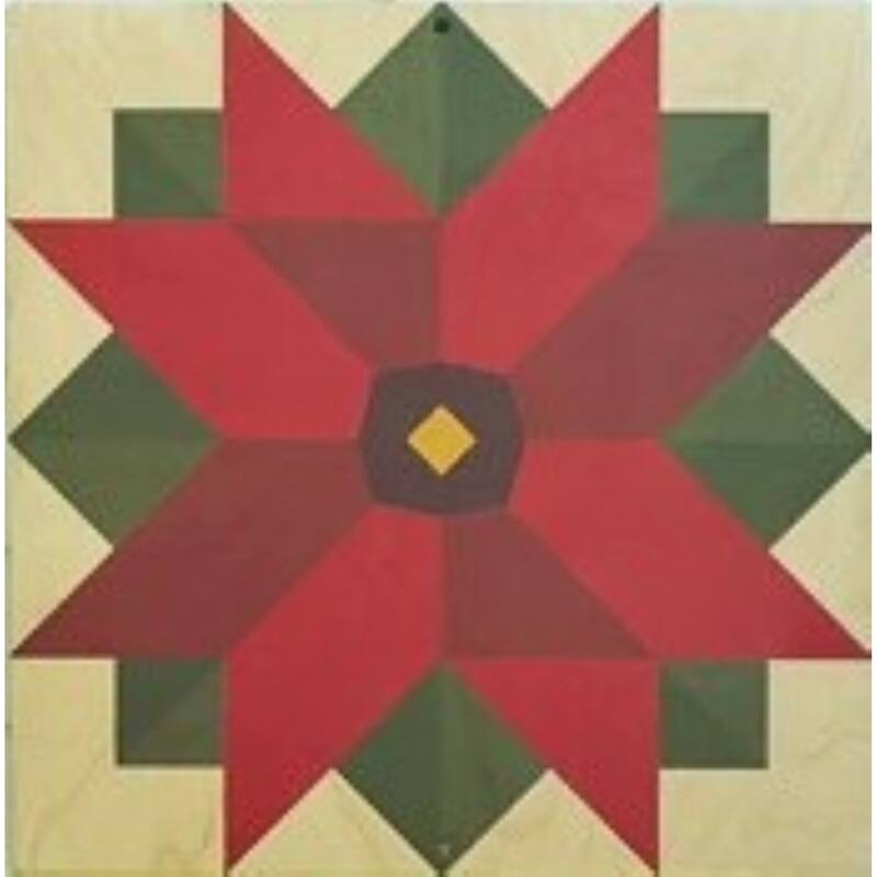 Zylina Greenhouse & Garden Art - Pionsettia Quilt