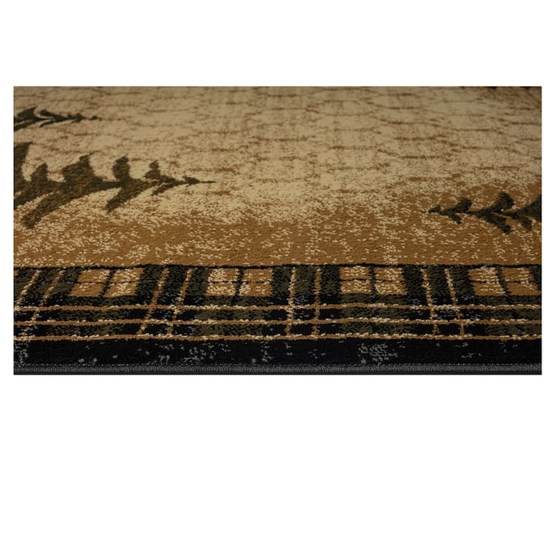 Sunset Valley Cub Country Antique Lodge Area Rug
