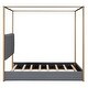 preview thumbnail 28 of 28, Full Size Metal Loft Bed with Storage Shelves, Cabinets and Wardrobe Metal Support Bed Frame for Kids, No Box Spring Needed