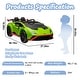 preview thumbnail 19 of 26, Lamborghini children's electric four-wheel four-wheel drive with remote baby seating toy car