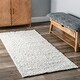 preview thumbnail 36 of 78, Brooklyn Rug Co Kara Solid Shag Area Rug 2' 8" x 6' Runner - Ivory