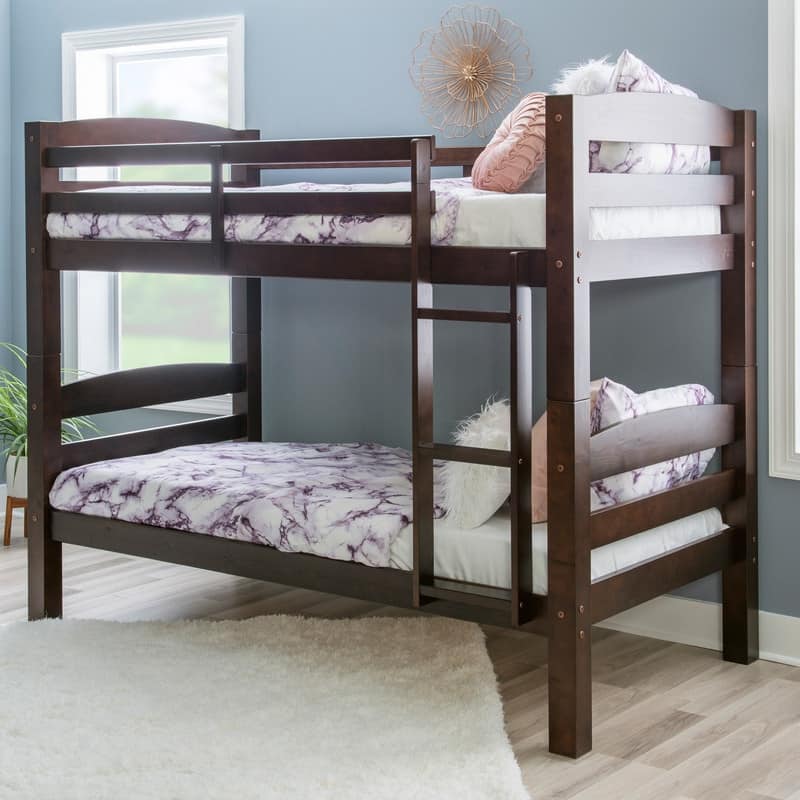 Levi Solid Wood Twin over Twin Bunk Bed