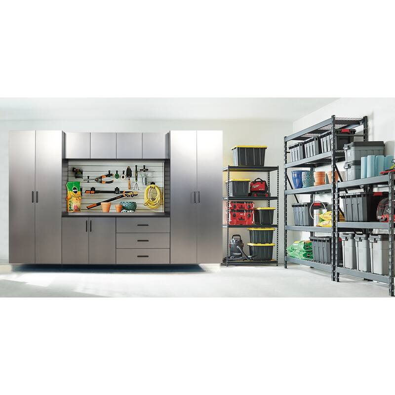 Astro Series 32 in. W x 16 in. H x 16 in. D Metal Wall Storage Cabinet - 15.75" D x 31.97" W x 15.75" H