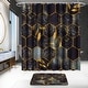 preview thumbnail 2 of 29, 4 Pcs Bathroom Shower Curtain Set,Bathroom Sets with Rugs