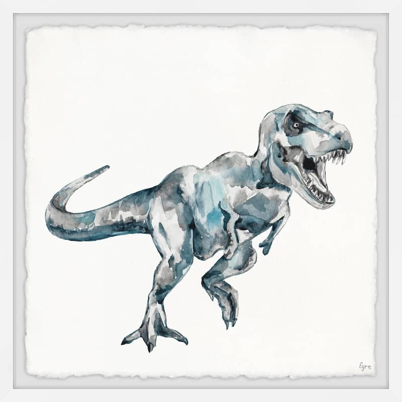 'Mighty T-Rex' Framed Painting Print
