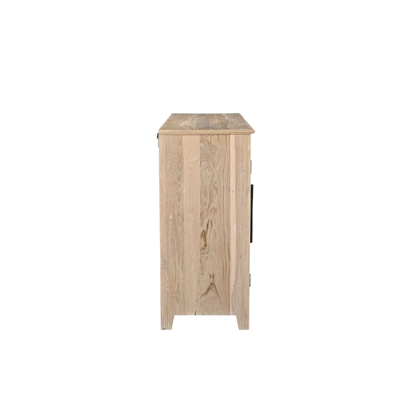 Clara 4-door Carved Solid Wood Sideboard