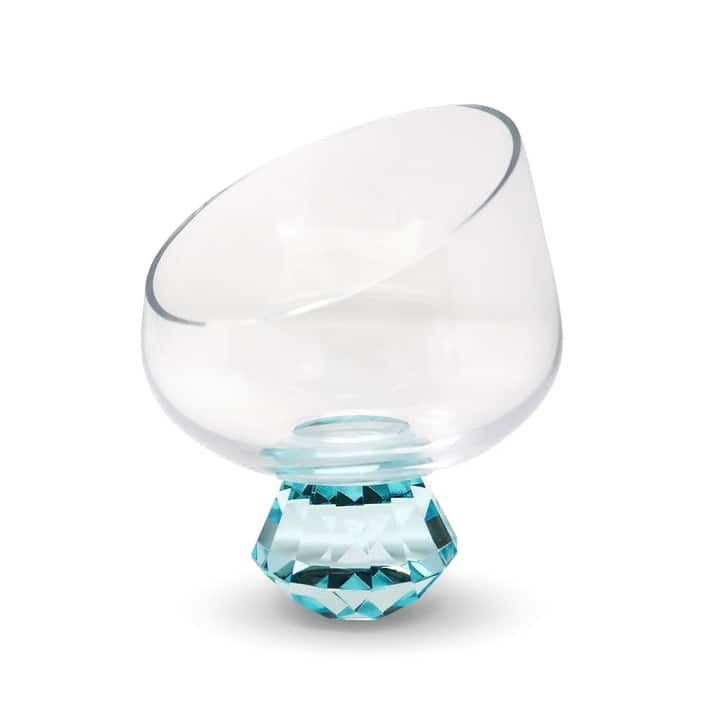 Angular Bowl with Diamond Base, 15 Oz. (Available in 2 Colors)
