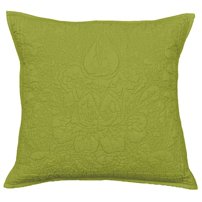 Cottage Home Solid Color Damask Decorative Pillow