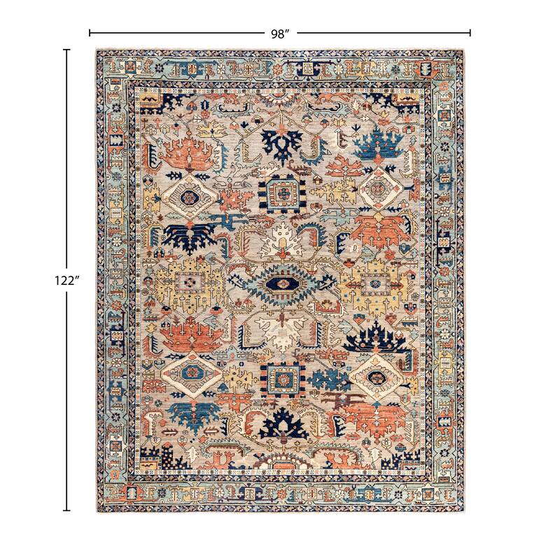 Serapi One-of-a-Kind Hand-Knotted Area Rug - Beige - 8' 2" x 10' 2"