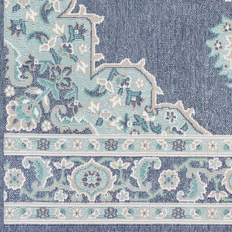 Livabliss Cesare Medallion Indoor/ Outdoor Area Rug