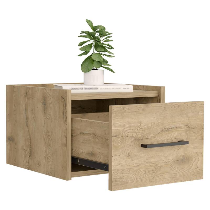 Boa Modern Floating Bedroom Nightstand with Storage Drawer