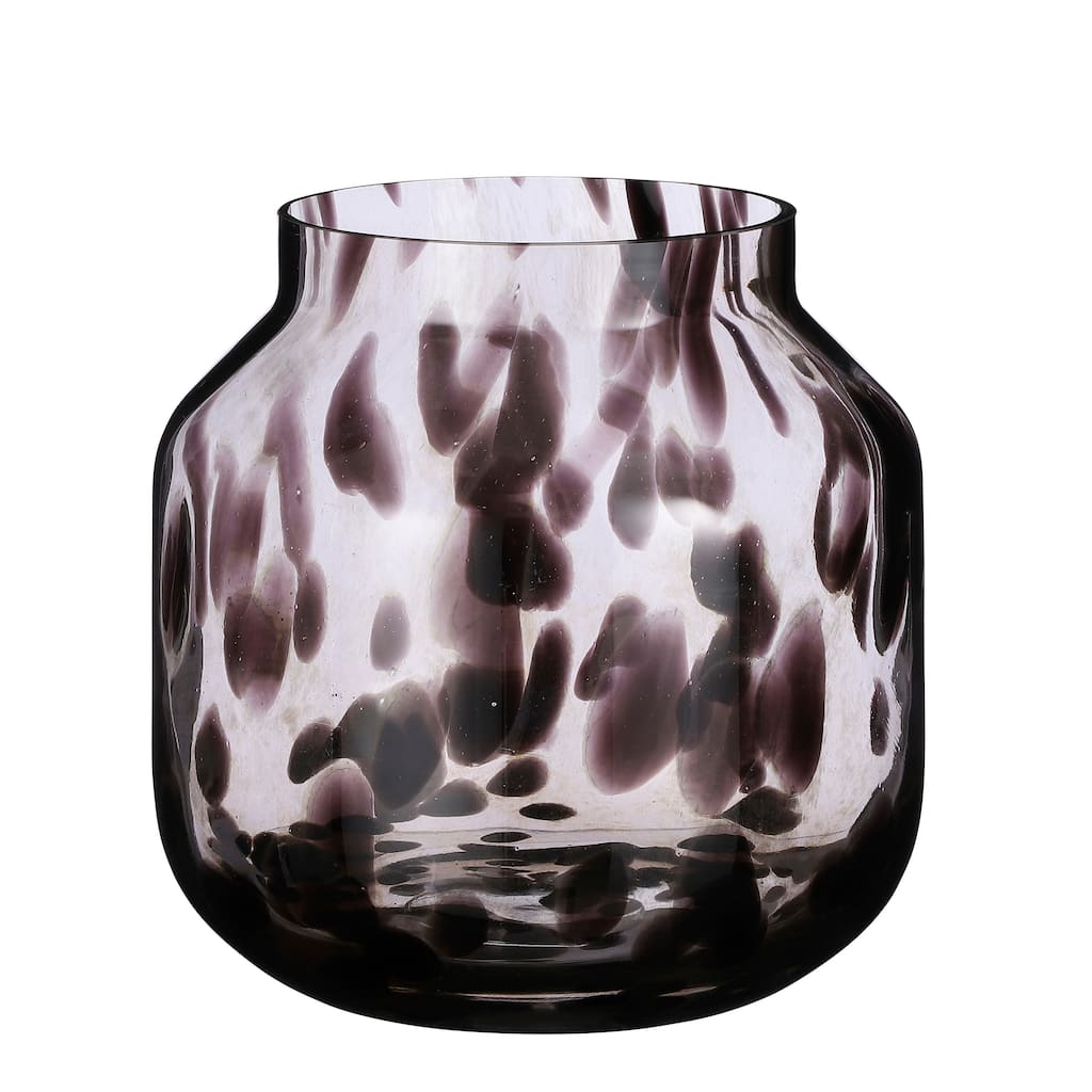 Lg. Pantera Glass Vase 10.45"H - ST - Brown