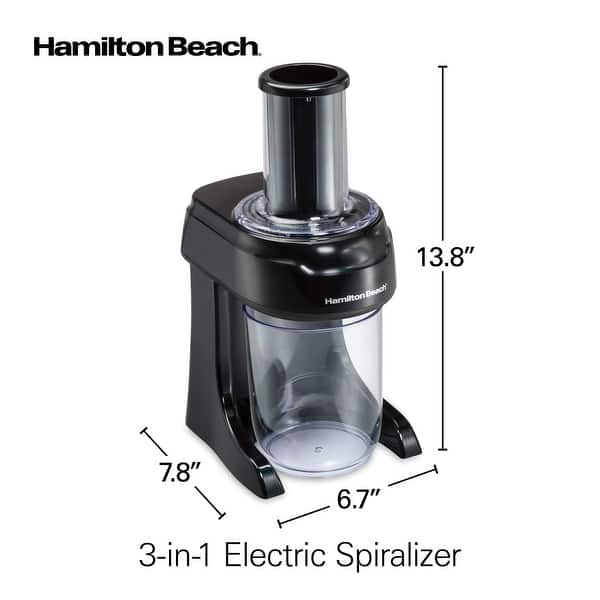 Hamilton Beach 3-in-1 Electric Spiralizer