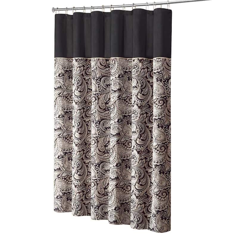 Traditional 1 PC Jacquard Shower Curtain