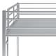 preview thumbnail 27 of 26, Modern Minimalist Metal Low Bunk Bed
