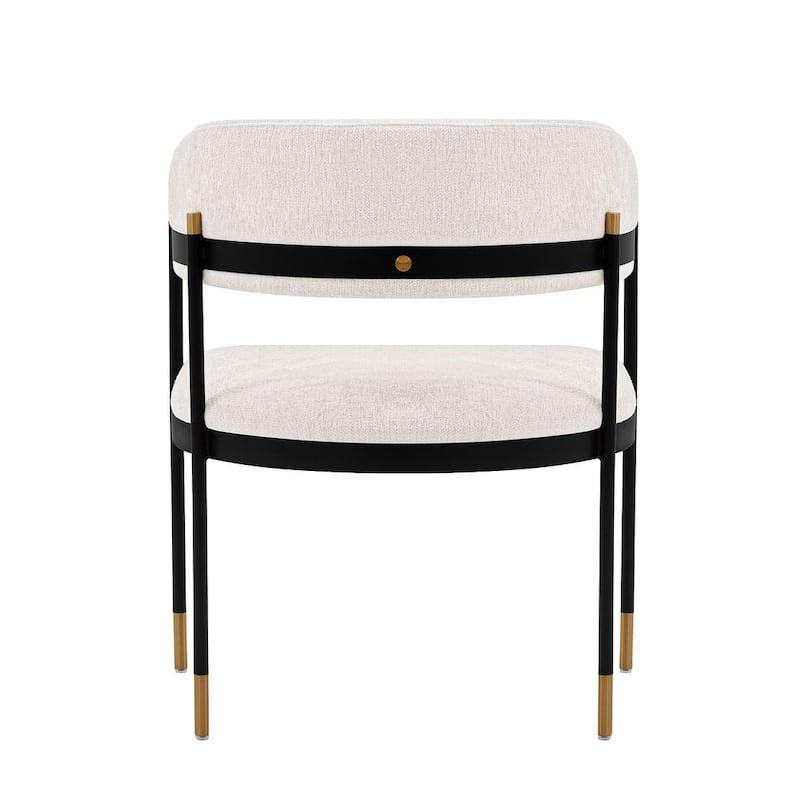 Manhattan Comfort Modern Kaya Pleated Velvet Dining Chair