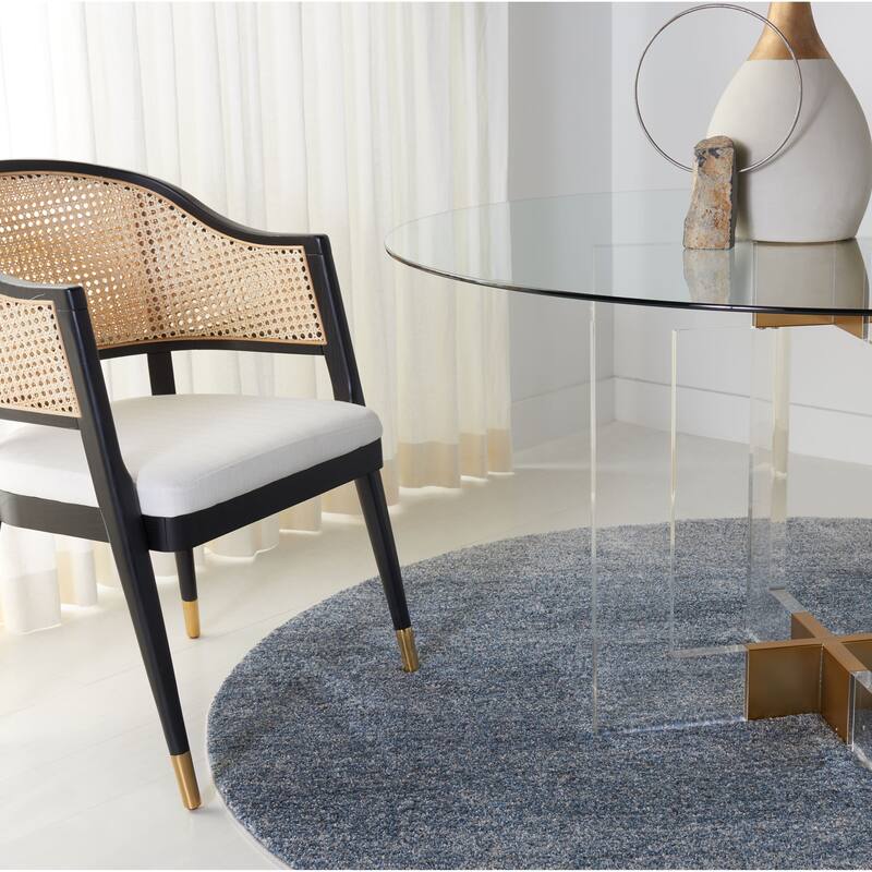 SAFAVIEH Couture Xevera 53-inch Acrylic Dining Table - 53"W x 53"D x 30"H