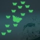 preview thumbnail 2 of 0, Walplus Peel and Stick Glow In The Dark Butterfly Wall Sticker Home Room Decor