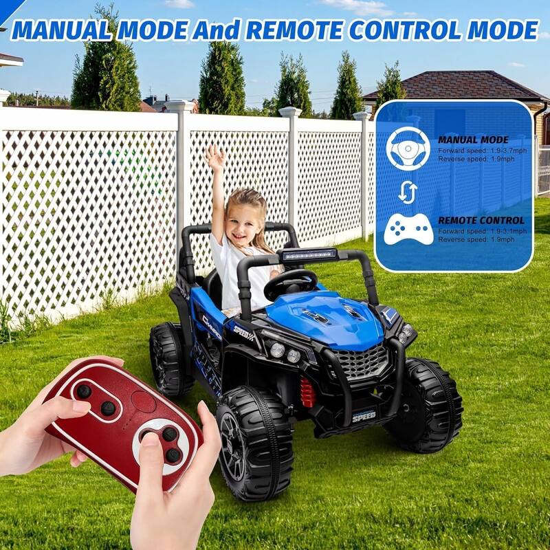 Electric Off-Road Truck 12V Kids Ride On UTV Car Toy for Kids Best Gift
