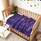 preview thumbnail 1 of 2, Love Thick® - Chunky Bunny Coma Inducer® Toddler Comforter - Wild Purple
