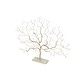 preview thumbnail 10 of 16, Silver Iron Contemporary Tree Sculpture - 32 x 4 x 24
