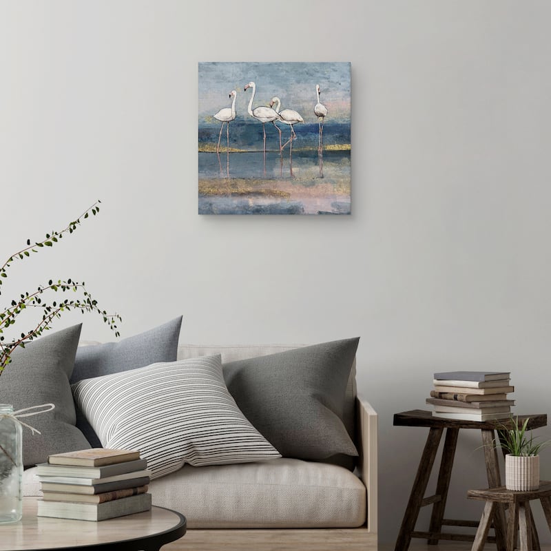 Chorus Line Square I by Studio Arts Canvas Art Print