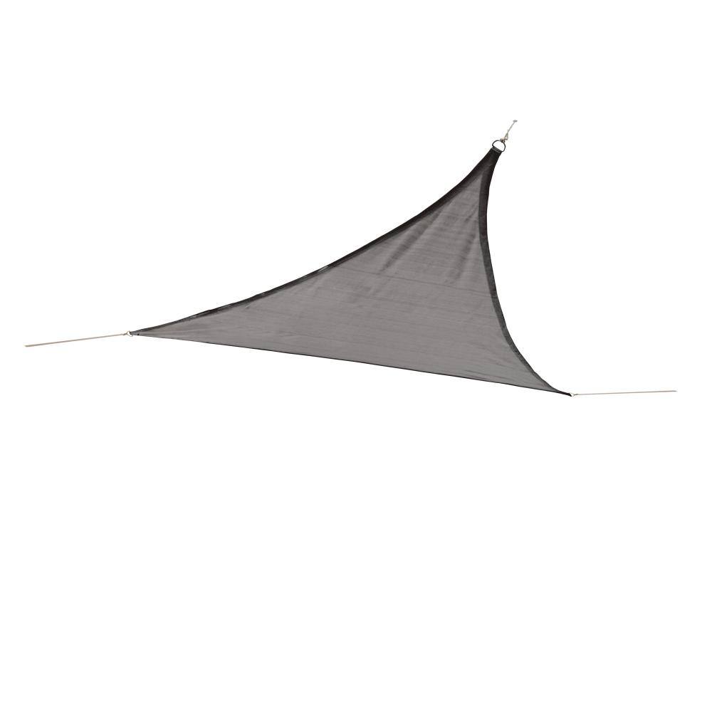 16 ft triangle Gray Shade Sail - 16 x 16