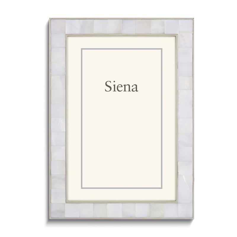 Curata Silver-Tone Mother of Pearl 5x7 Frame
