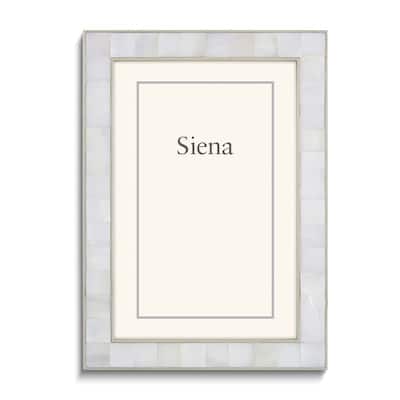 Curata Silver-Tone Mother of Pearl 5x7 Frame