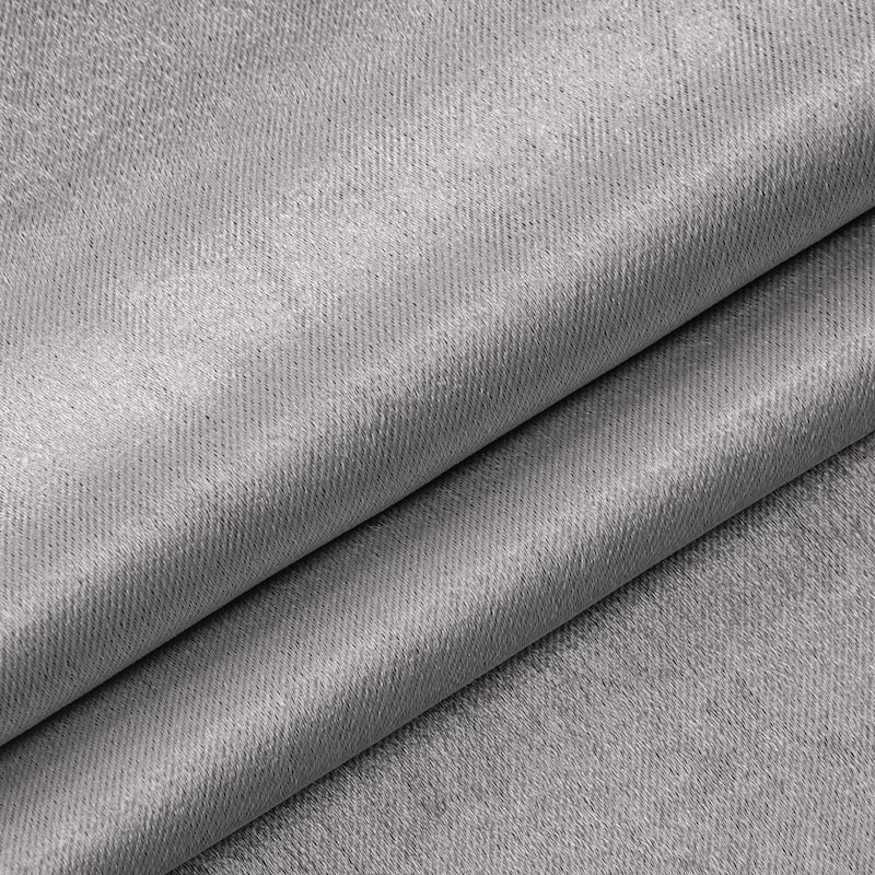 Dainty Home Brookville Metallic Sheen Blackout Grommet Single Panel Extra Wide Curtains