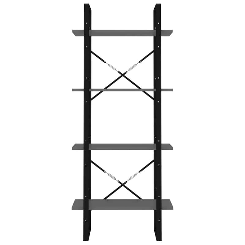vidaXL Bookshelf Book Cabinet Shelving Unit for Living Room Engineered Wood