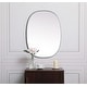 preview thumbnail 8 of 8, Elegant Lighting MR2B2736 Brynn 27" W x 36" H Modern Oval Bathroom