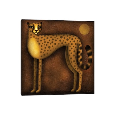 iCanvas "Night Cheetah" by Terry Runyan Canvas Print
